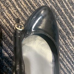 パンプス　黒　23.0-23.5cmの画像