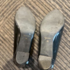 パンプス　黒　23.0-23.5cmの画像