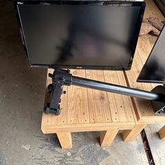 モニター✖️2 モニターアームの画像