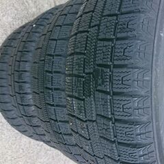 軽自動車などに　アルミホイール＋ スタッドレスタイヤ付の画像