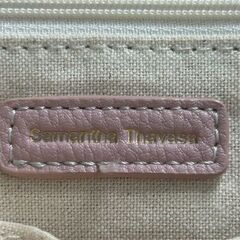 サマンサタバサ　布製　パッチワークトートバッグ　小サイズ (ベビーピンク)の画像