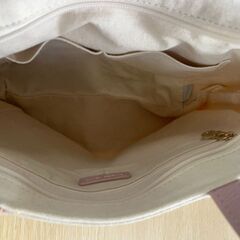 サマンサタバサ　布製　パッチワークトートバッグ　小サイズ (ベビーピンク)の画像