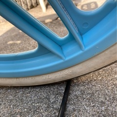 BRIDGESTONE 　18インチ　一輪車　スタンド付きの画像