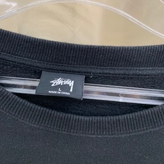 ☆ドリーム2号館☆⭐ジモティー割引⭐STUSSY/トレーナー/センターロゴ/L/BLKの画像