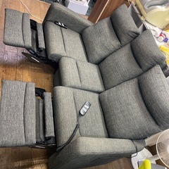 電動ソファ3人掛けの画像