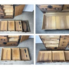 ▲和製アンティーク 子箪笥 収納箪笥 時代箪笥 小物収納 レトロ ヴィンテージ インテリアの画像