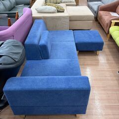 3人掛けソファ FLANNEL SOFA PIVO スツール付※総額234510円【送料に設置費込み】🚚自社配送時💳代引き可🚚(現金、クレジット、スマホ決済対応)の画像