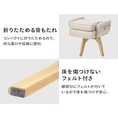 茶色ぶらうブラウン360度回転チェア、コンパクトリクライニングチェア椅子の画像