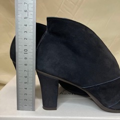 MODE ET JACOMO D'ICI スエード　黒　ショートブーツ　非対面取引可能の画像