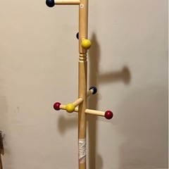 ピエロが可愛い♪　子供用ポールハンガー 高さ130cmの画像