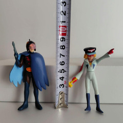 『タツノコプロ』ミニフィギュア 7個セット ガッチャマン テッカマン トンズラーの画像