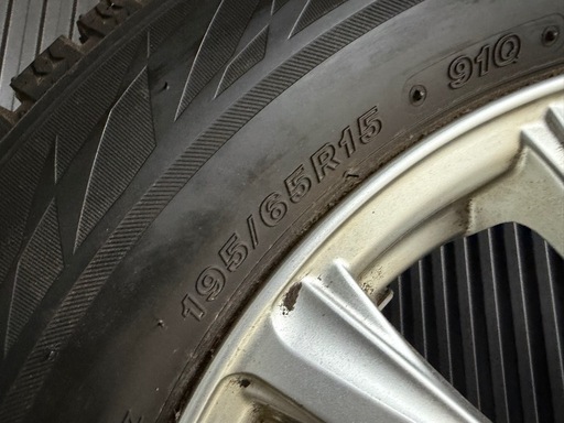スダッドレス　タイヤホイールセット　ブリッジストン
