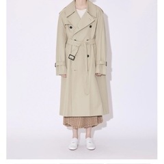 beautiful people カーキトレンチコートの画像