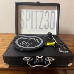 スピッツ SPITZ  結成30周年記念 ION x SPITZ 特製 ポータブル レコード プレーヤー の画像