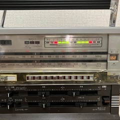 昭和レトロラジカセ　SHARP GF-808S THE SEARCHER-W早いお取引きの方を優先させて頂きます。お待ちしております。。の画像