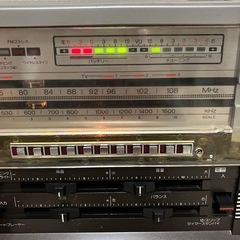 昭和レトロラジカセ　SHARP GF-808S THE SEARCHER-W早いお取引きの方を優先させて頂きます。お待ちしております。。の画像