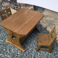 子供用　ピクニックテーブルセットの画像