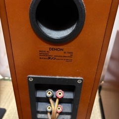 【中古良品】【山形】5.1ch スピーカーシステム DENON デノン７本セット スタンド付き シアターシステムに！インテリアにも！【年内限定】の画像