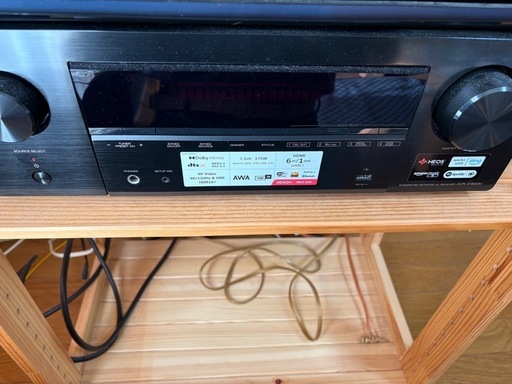 【現行最新】【山形】AVアンプ　DENON AVR-X1800H-K [ブラック]【年内終了】