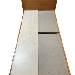 美品 フランスベッド シングルサイズ ベッドフレーム 収納付きの画像