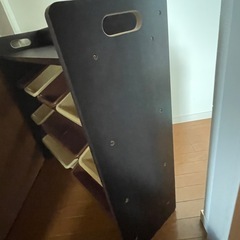 アイリスオーヤマ おもちゃ箱 天板付き ブラウンの画像