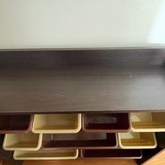 アイリスオーヤマ おもちゃ箱 天板付き ブラウンの画像