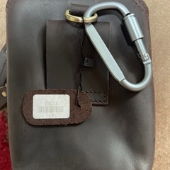 TIDING カラビナ装備 ウエストバッグ 本革の画像