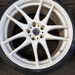 タイヤホイールセット4本セット　work極の画像