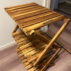 CAPTAIN STAG 折りたたみ木製ラックの画像