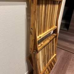 CAPTAIN STAG 折りたたみ木製ラックの画像