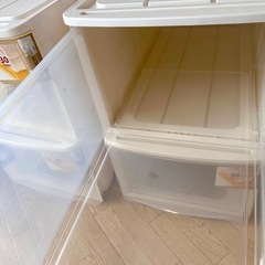 【あげます！】11/5まで 4個セット グローブ Globe 押入れ用 収納ケース 日本製 深型30 クローゼット 衣装ケース　W39・D74・H30の画像