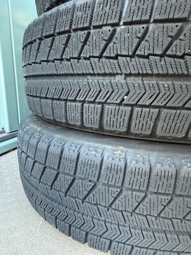 お話中　155/65R14　ダイハツ純製アルミ　スタッドレスセット　ブリジストン　ブリザックVRX