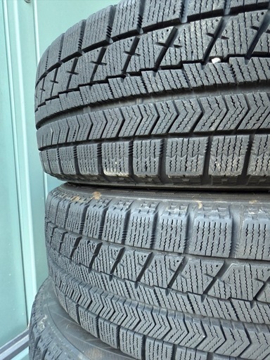 お話中　155/65R14　ダイハツ純製アルミ　スタッドレスセット　ブリジストン　ブリザックVRX