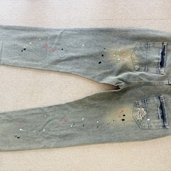 ダメージデニム　ストレッチの画像