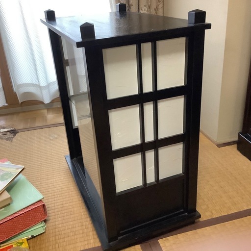 茶道具 飾り茶棚 インテリアケース ショーケース いち楽 障子