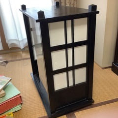 茶道具　飾り茶棚　インテリアケース　ショーケース　いち楽　障子の画像