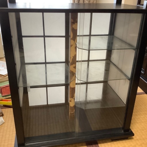 茶道具　飾り茶棚　インテリアケース　ショーケース　いち楽　障子 茶道具 飾り茶棚 インテリアケース ショーケース いち楽 障子