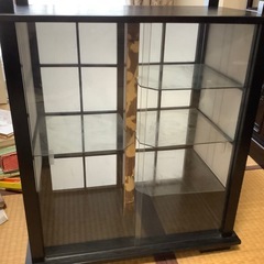 茶道具　飾り茶棚　インテリアケース　ショーケース　いち楽　障子の画像