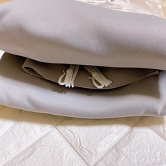  カーテン 一級 遮光 ドレープカーテン幅100 2枚セット 断熱 (ライトグレー,幅100×丈110cm，カーテン2枚)の画像