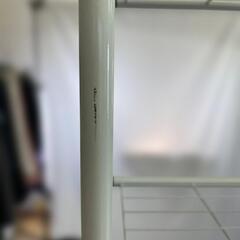 🧺 洗濯機ラック／ランドリーラック（2段タイプ）ホワイト✨の画像