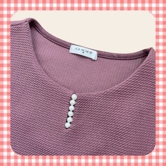 GLACIER パール飾りトップス Mの画像