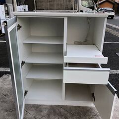 食器棚 ニトリ キッチンカウンター レジュームLE 参考価格 44,990円【送料に設置費込み】🚚自社配送時💳代引き可🚚(現金、クレジット、スマホ決済対応)の画像