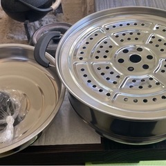 【新品未使用】蒸し鍋の画像