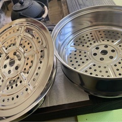 【新品未使用】蒸し鍋の画像