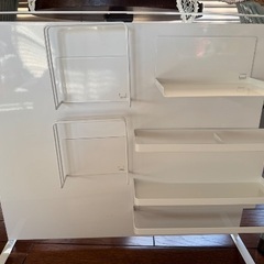 キッチン自立式スチールパネル タワー 縦型 　タワー/tower　ホワイト/05124　山崎実業/YAMAZAKI 別売の収納ツール付きの画像