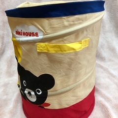 【ミキハウス】ランドリーボックス 洗濯カゴ おもちゃ入れの画像