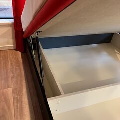 無料WDワイドダブル跳ね上げ式ベットREDの画像