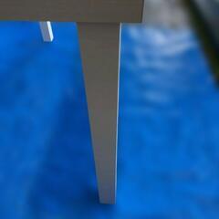 【受け渡し予定者決定】🌿【ACTUS アクタス】リメイクテーブル✨ 天板塗装＆脚シート張り済みの画像