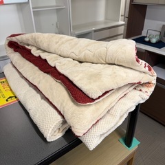 【超美品‼️】定価5,490円♪ ニトリ 190×190cm 正方形 コタツ用 掛け布団 掛ふとん Nウォーム 60~90cm角の天板対応 自然モチーフデザイン♪の画像
