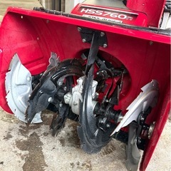 札幌市内配送無料 美品 動作良好 HONDA ホンダ 7馬力 除雪機 HSS760n(JX) クロスオーガ 電動シューター リコイル付き の画像